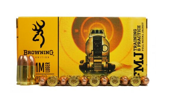Buy Browning 9mm 115GR FMJ Training & Practice 50/box online