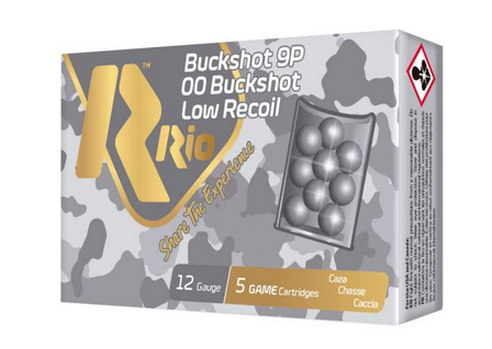Buy Rio Buckshot Low Recoil 12GA 2-34 00-buckshot ,9 pellet 5rd box online