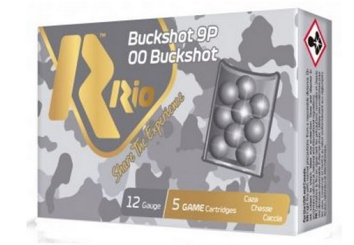 Rio Royal Buck 12GA 2-3/4" 00Buck 9-pellet 5rds 1345fps