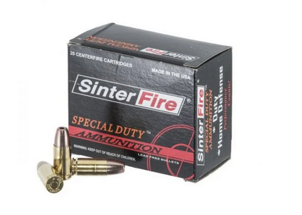 buy SinterFire 9mm Special Duty 100gr Hollow Point 20rd box online