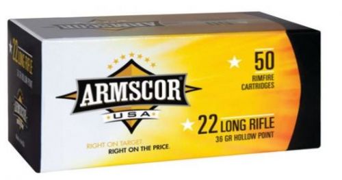 Buy ARMSCOR .22 LR 36GR HVHP 50rd box Online