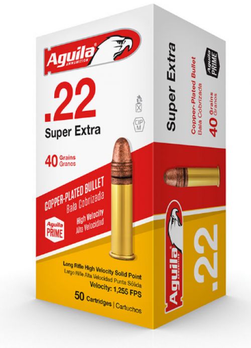 Buy Aguila 1B222328 .22 LR High Velocity 40 GR Solid 50 box Online
