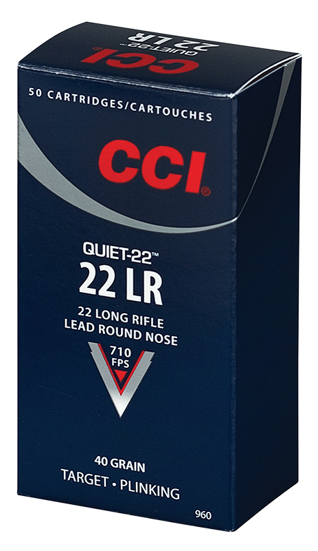 Buy CCI 960 Quiet-22 .22 LR 40 Grain LRN 50/bx Online