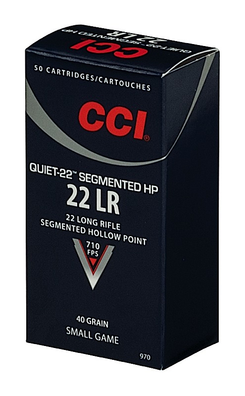 Buy CCI 970 Quiet .22 LR Segmented Hollow Point 40 GR 50rd box Online