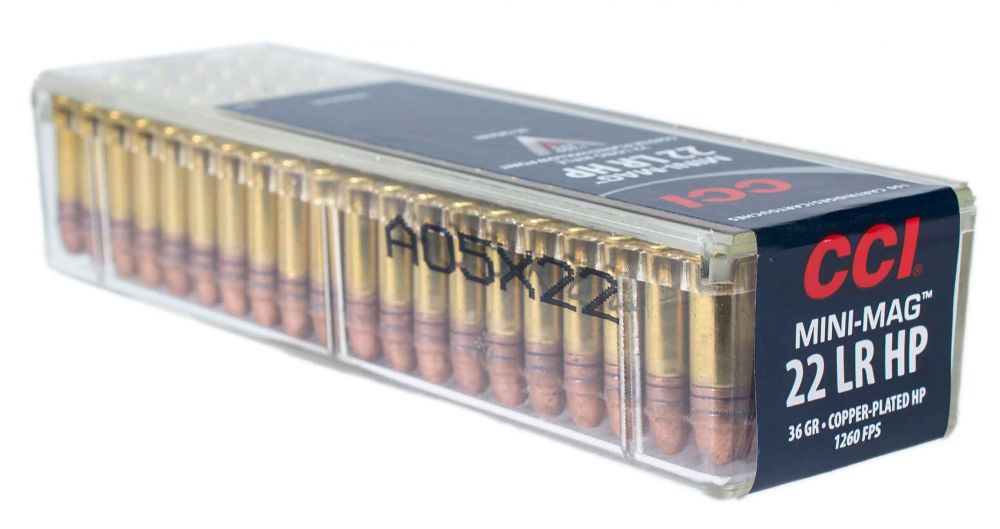 Buy CCI Mini Mag .22LR 36gr Copper Plated Hollow Point 100ct 0031 Online