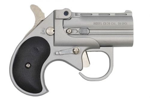 Buy Cobra Firearms PISTOL/BEARMAN IND BBG38SB .38 Spc 2.75" 2rds Satin Nickel W/Black Grips Online