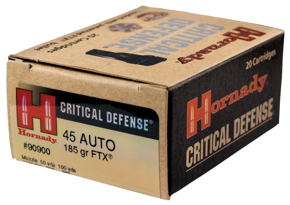 Buy Hornady 45 Auto 185 gr FTX Critical Defense Online
