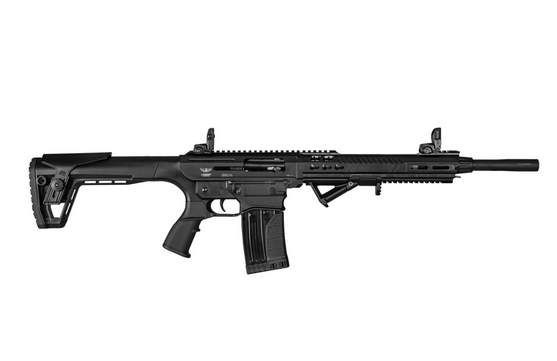 Buy Landor Arms AR-12 12 Gauge Semi-Auto Shotgun, 18.5 Barrel, 5-RD, Black Finish Online