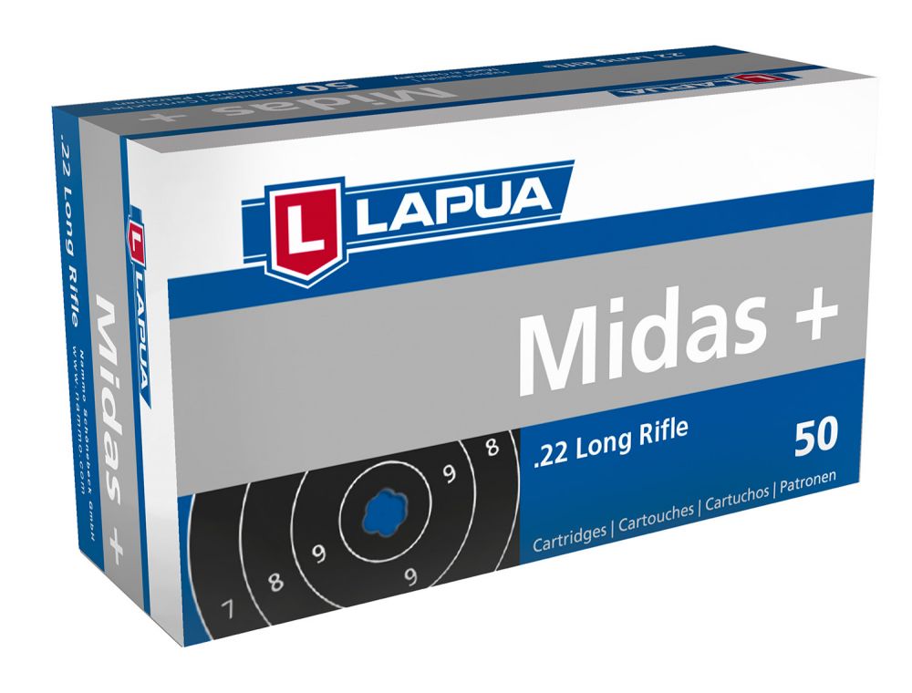 Buy Lapua 420162 Midas+ .22 LR 40 gr Round Nose (RN) 50 Bx/ 100 Cs Online