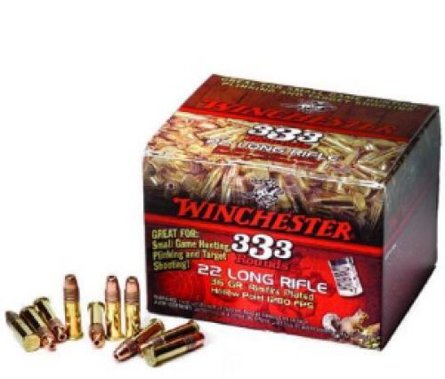 Buy Winchester .22 LR 36gr Copper Platted Hollow Point 333Rd box Online