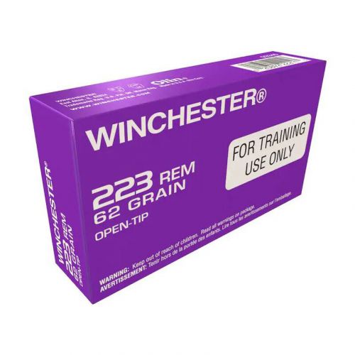 Buy Winchester LE Training 223Rem 62gr Open Tip 20rd box Online
