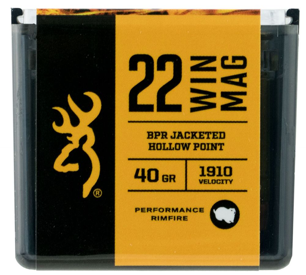 Buy Browning Ammo B195122050 BPR 22 Mag 40 gr Jacketed Hollow Point (JHP) 50 Bx 20 Cs Online