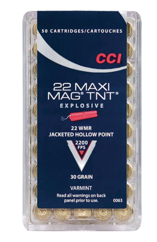 Buy CCI 22 Winchester Magnum Rimfire 30 Grain Jacketed Hollow Po Online
