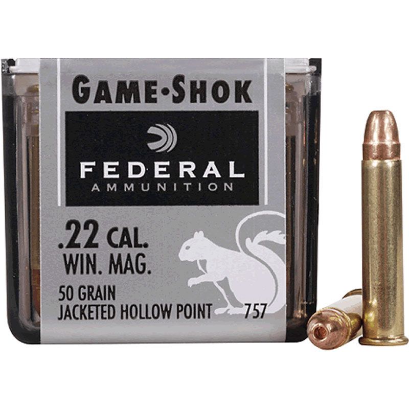 Buy Federal .22 WMR 50 Grain Jacketed Hollow Point 50rd Online