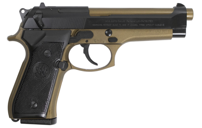 Buy Beretta 92FS 9mm DA SA Pistol with Burnt Bronze Frame Online