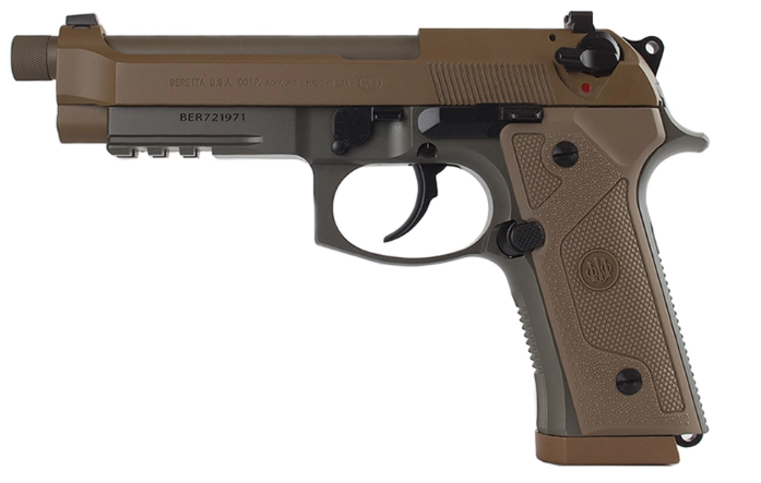 Buy Beretta M9A3 9mm Full-Size Flat Dark Earth Centerfire Pistol with Five Magazines Online