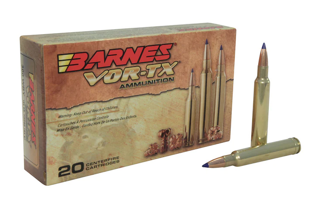 Buy Barnes VOR-TX Ammunition 300 Weatherby Magnum 180 Grain TTSX Polymer Tipped Spitzer Boat Tail Lead-Free Box of 20