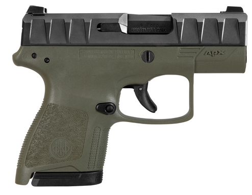 Buy Beretta APX Carry 9mm Pistol with OD Green Polymer Frame Online