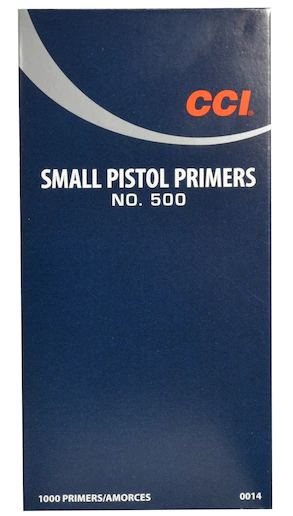 Buy CCI Small Pistol Primers #500 Box of 1000 (10 Trays of 100)