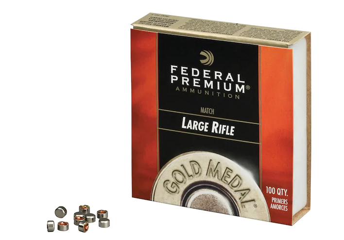 Buy Federal Premium Gold Medal Large Rifle Match Primers #210M Box of 1000 (10 Trays of 100)