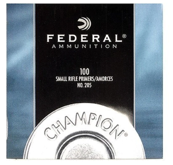 Buy Federal Small Rifle Primers #205 Box of 1000 (10 Trays of 100)