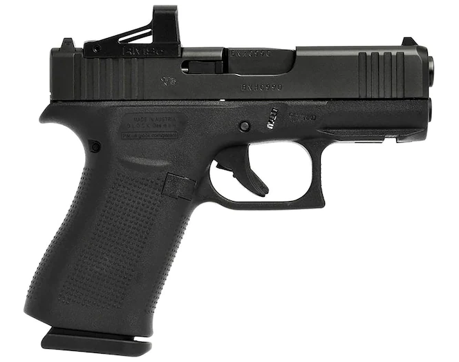 Buy Glock 43X MOS TALO Semi-Automatic Pistol 9mm Luger 3.41 Barrel 10-Round Black with Shield Red Dot