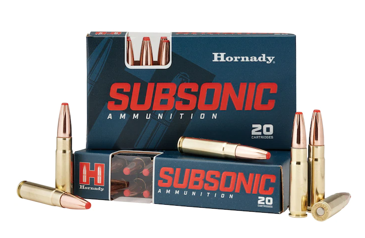 Buy Hornady Subsonic Ammunition 300 AAC Blackout 190 Grain Sub-X FTX Box of 20