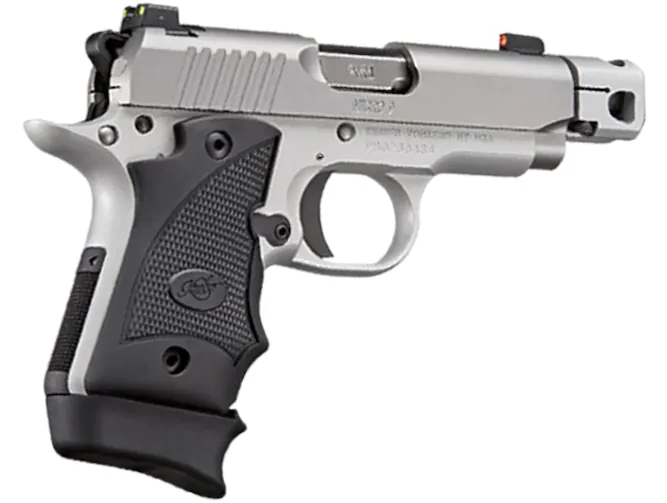 Buy Kimber Micro 9 Stainless Semi-Automatic Pistol 9mm Luger 3.45 Barrel 7-Round Stainless Black with Compensator