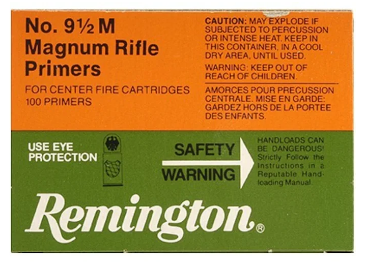 Buy Remington Large Rifle Magnum Primers #9-1/2M Box of 1000 (10 Trays of  100) - Western Gun Shop