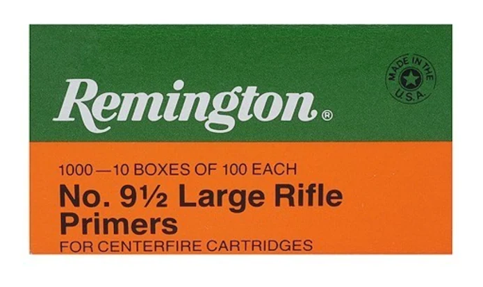 Buy Remington Large Rifle Primers #9-1 2 Box of 1000 (10 Trays of 100)