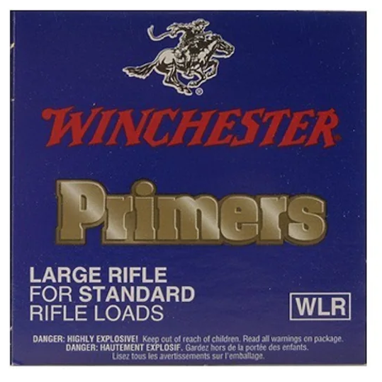 Buy Winchester Large Rifle Primers #8-1/2 Box of 1000 (10 Trays of 100)