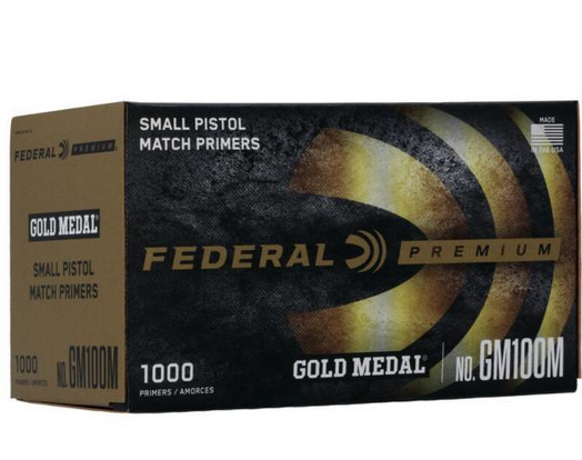 Buy Federal Gold Medal Small Pistol Primer 1000/ct Online