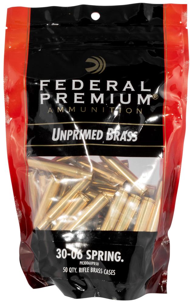 Buy Federal Gold Medal Rifle Brass 3006 Spr - Unprimed Bagged Brass Online
