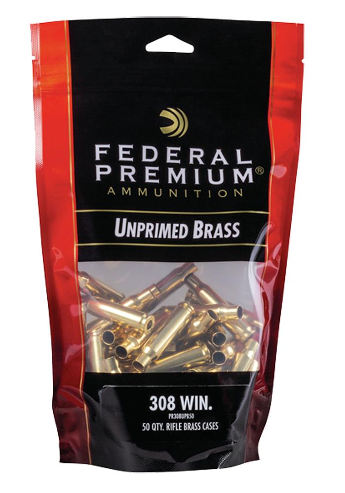 Buy Federal Gold Medal Rifle Brass 308 Win - Unprimed Bagged Brass Online
