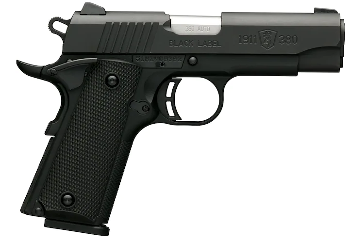 Buy Browning Black Label 1911-380 Compact Semi-Automatic Pistol 380 ACP 3.625 Barrel 8-Round Matte Black