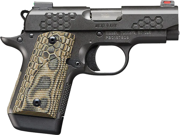 Buy Kimber Micro 9 Khx Semi-Automatic Pistol 9mm Luger 3.15 Barrel 7-Round Black Damascus G10 Online