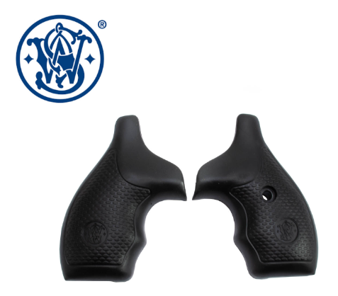 Buy Smith & Wesson J-Frame Grip, Round Butt, Black Rubber Online
