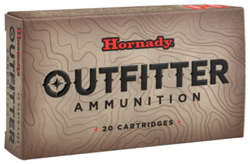 Buy Hornady Outfitter .300 Winchester Magnum 180 Grain Coper Solid CX Brass Cased Centerfire Rifle Ammunition 821974 Caliber .300 Winchester Magnum